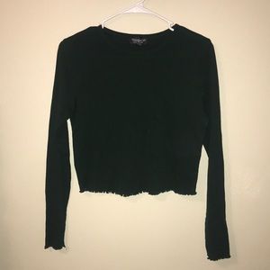 Long sleeved crop top